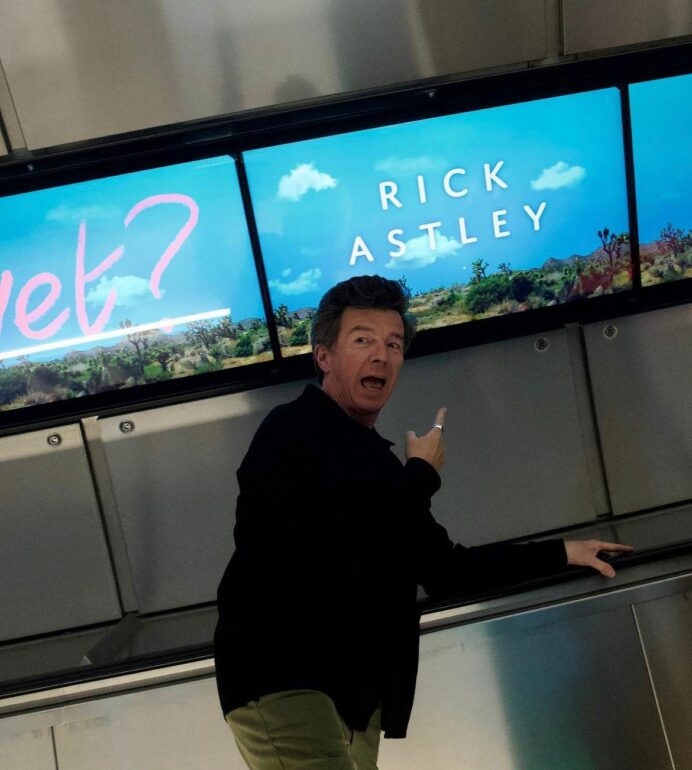 Ph credits @officialrickastley, Instagram Official Page; rickroll