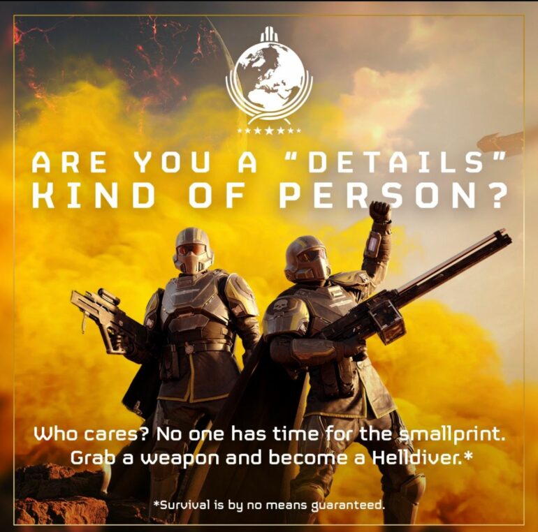 Ph. Credits @helldivers2game, Instagram Official Page 